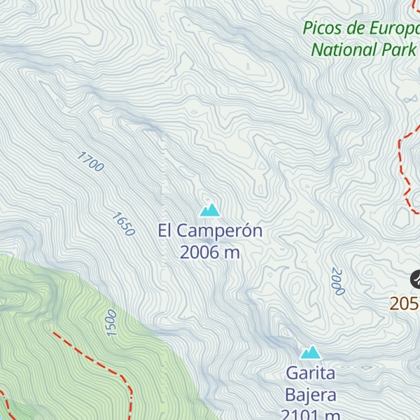 Map of El Camperón
