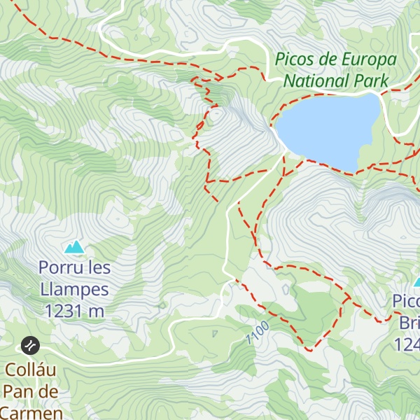 Map of Refugio de la Vega de Enol