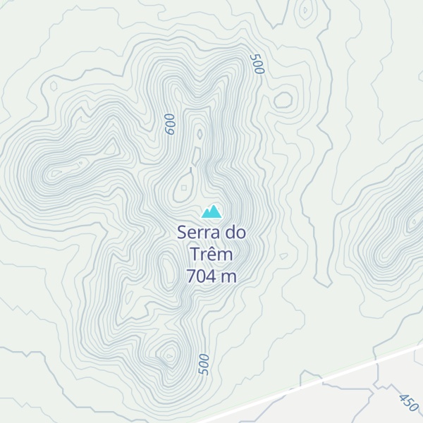 Map of Serra do Trêm