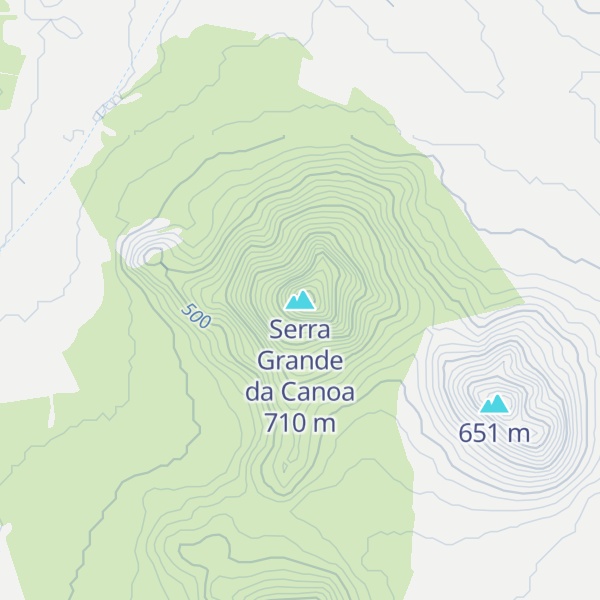 Map of Serra Grande da Canoa