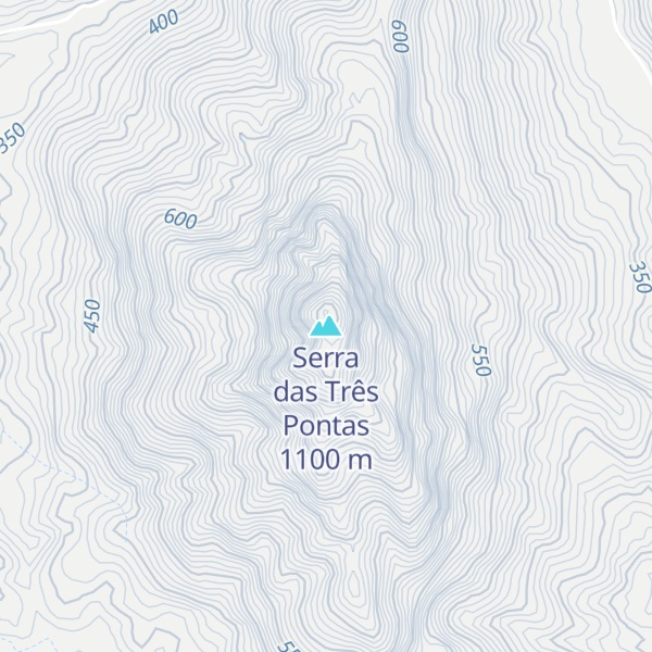 Map of Serra das Três Pontas