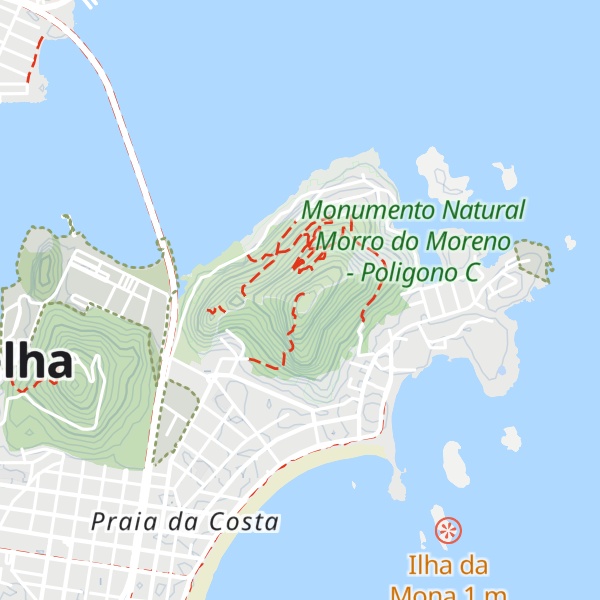 Map of Morro do Moreno