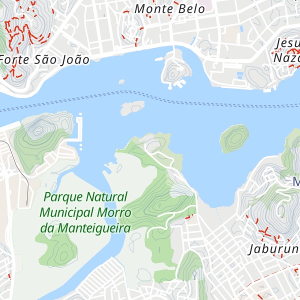 Map of Morro da Penitenciária