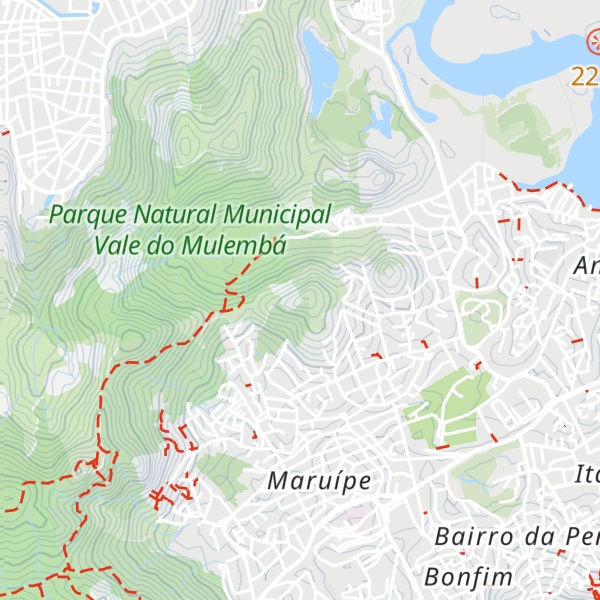 Map of Morro Tabuazeiro
