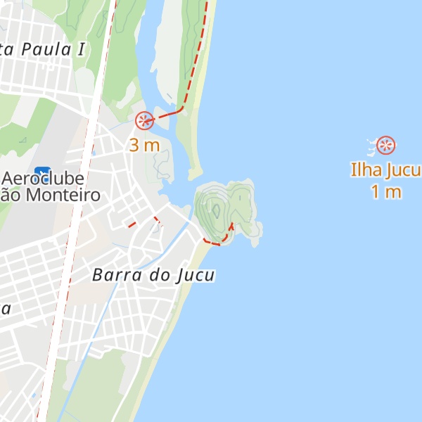 Map of Morro da Concha