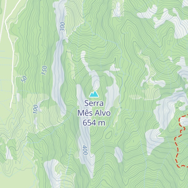 Map of Serra Mês Alvo