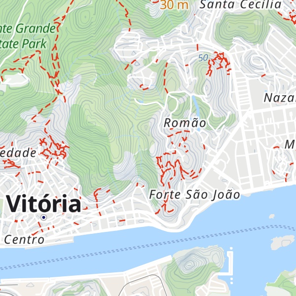 Map of Morro do Azevedo