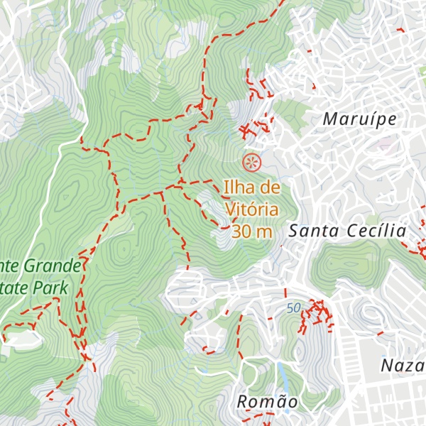 Map of Pedra dos Olhos