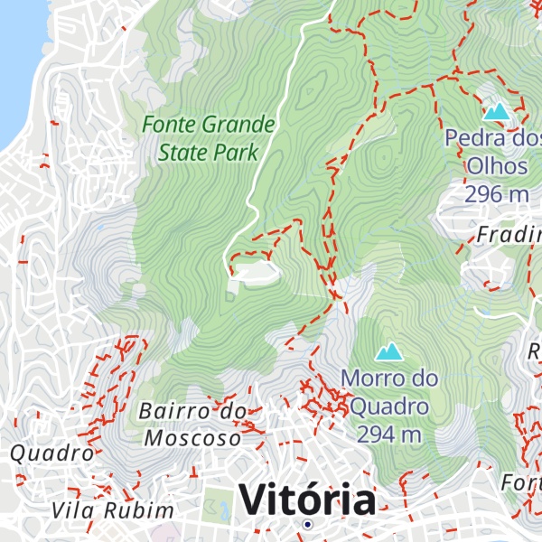 Map of Morro da Fonte Grande