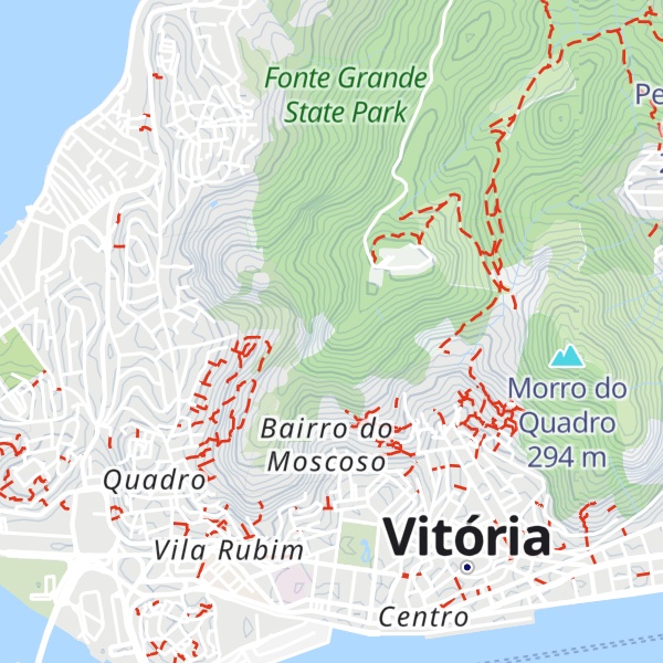 Map of Morro Santa Clara