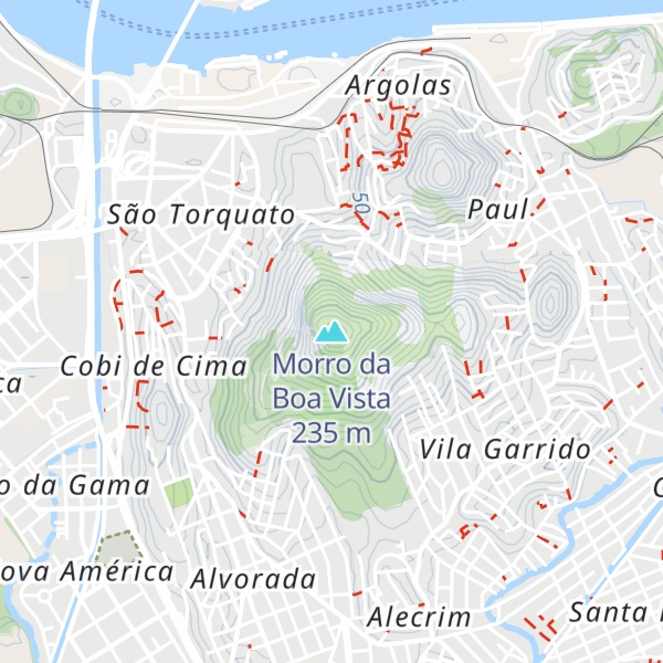 Map of Morro da Boa Vista