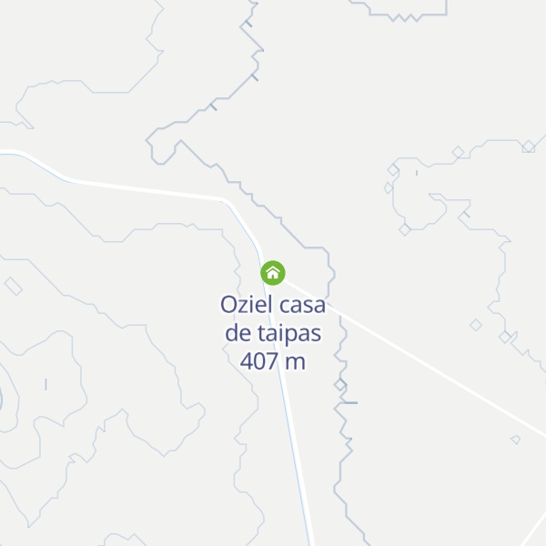 Map of Oziel casa de taipas
