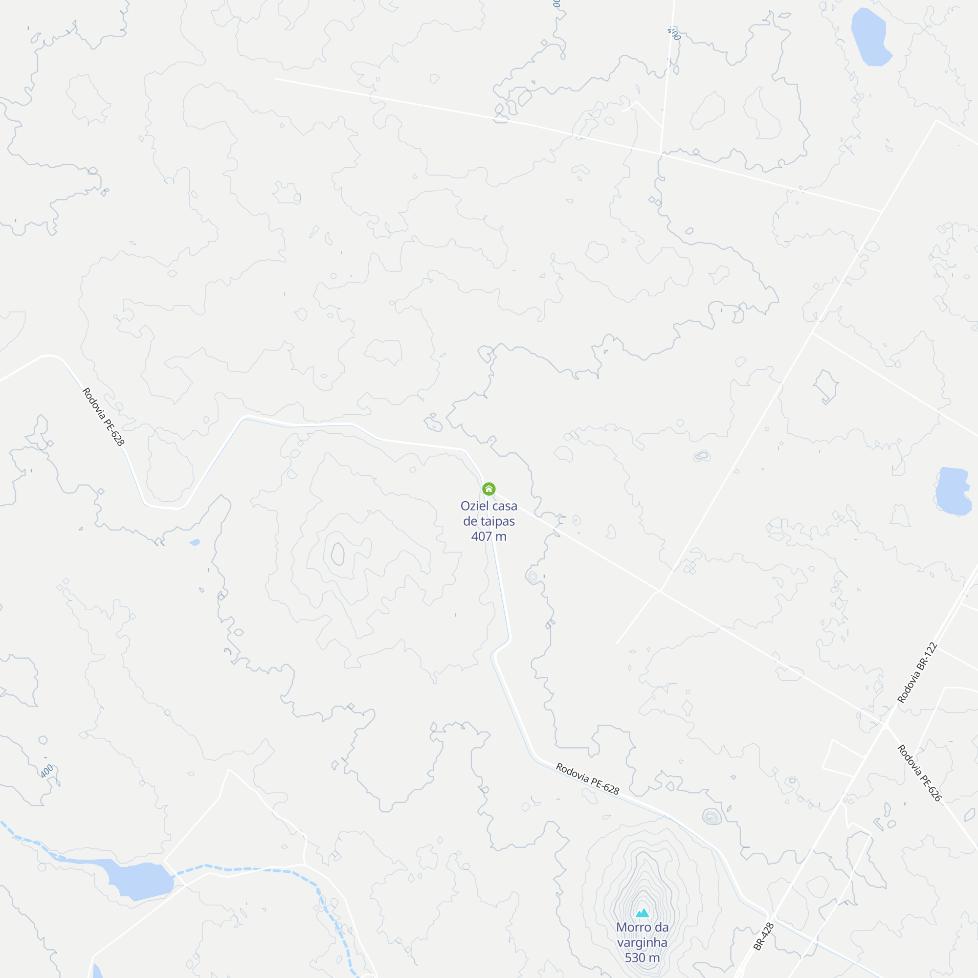 Oziel casa de taipas map