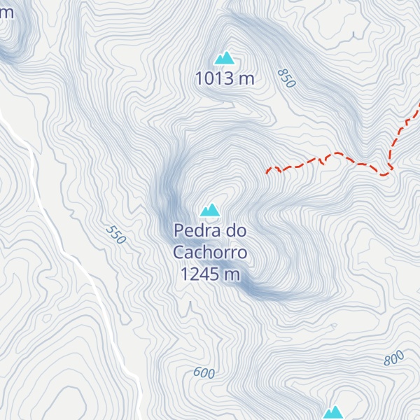 Map of Pedra do Cachorro