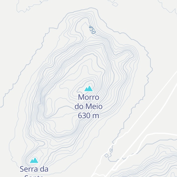 Map of Morro do Meio