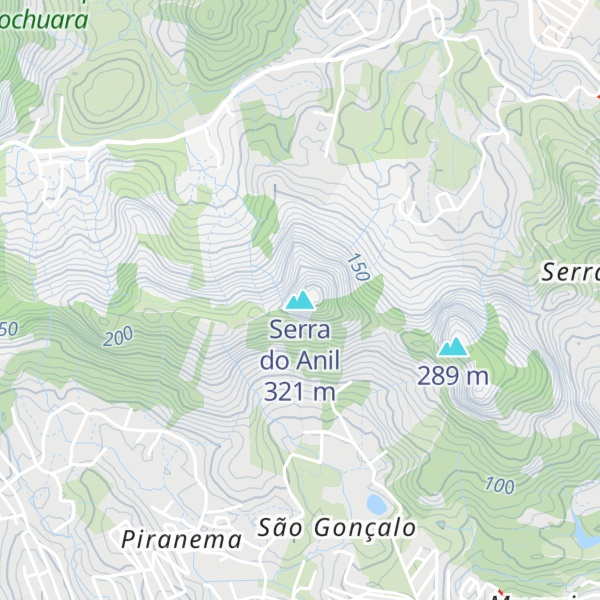Map of Serra do Anil
