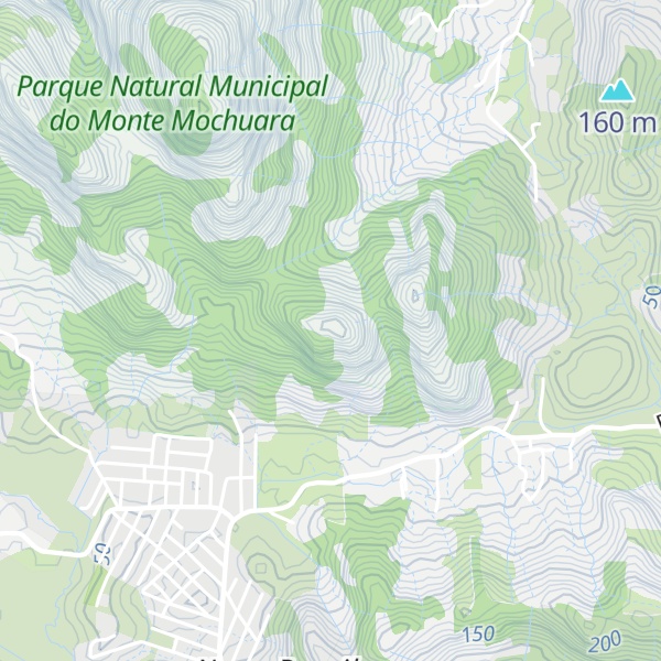 Map of Morro da Cangaíba