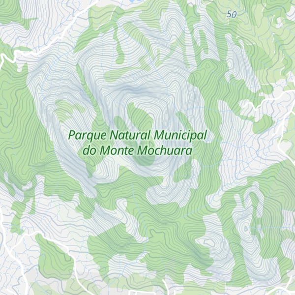 Map of Monte Mochuara