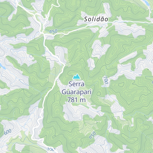 Map of Serra Guarapari