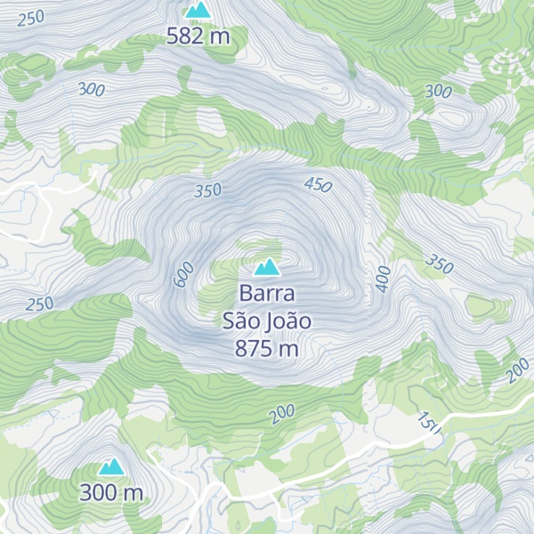 Map of Barra São João