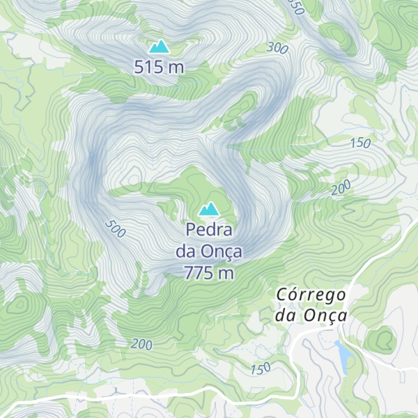 Map of Pedra da Onça