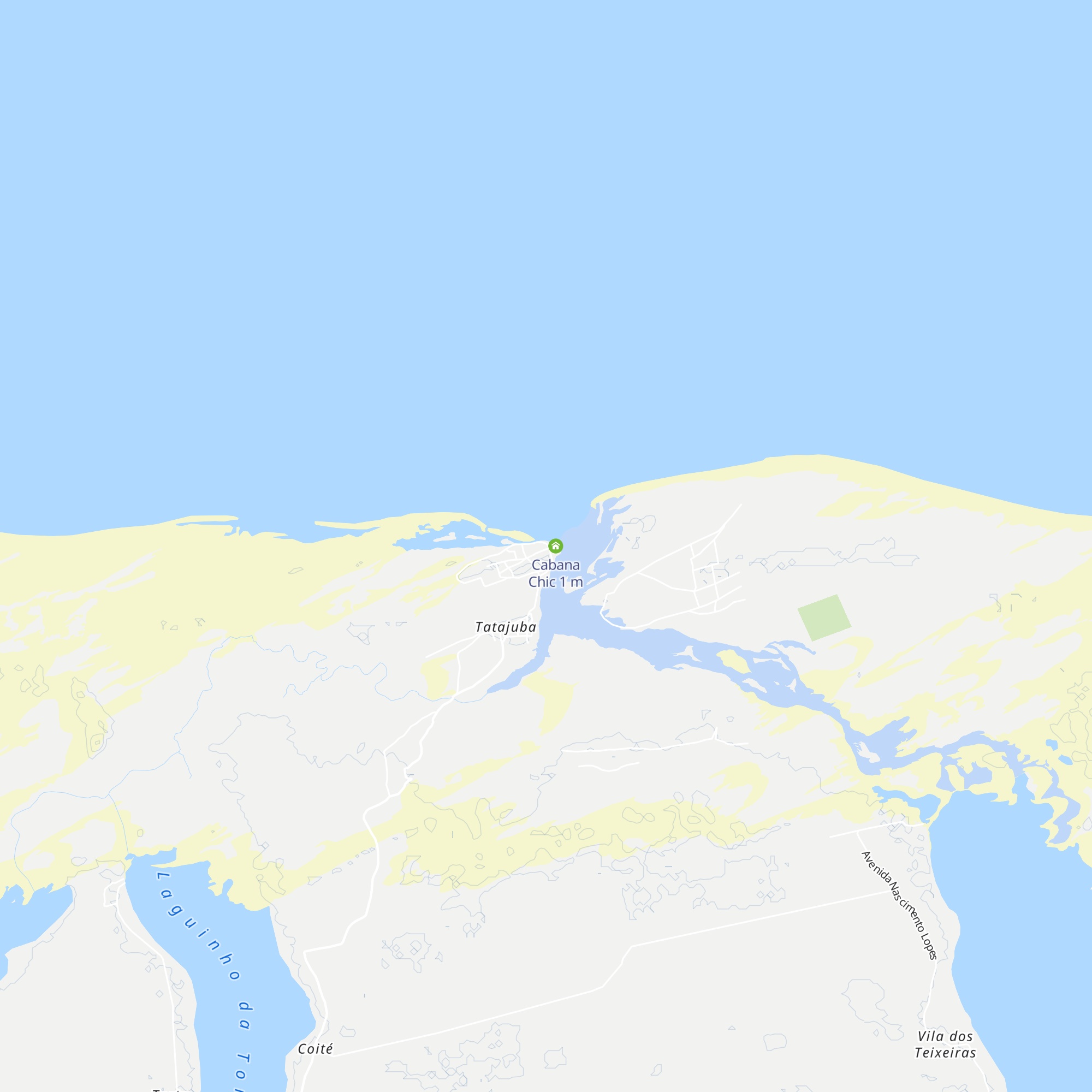 Cabana Chic Sunrise map