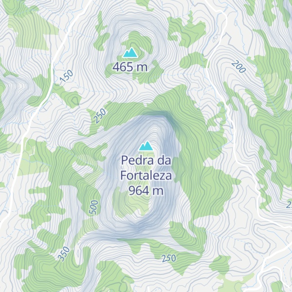 Map of Pedra da Fortaleza