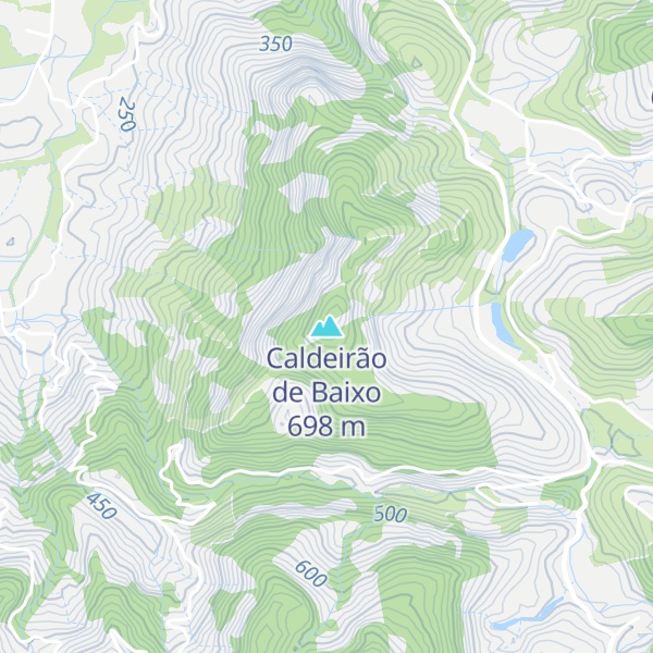 Map of Caldeirão de Baixo