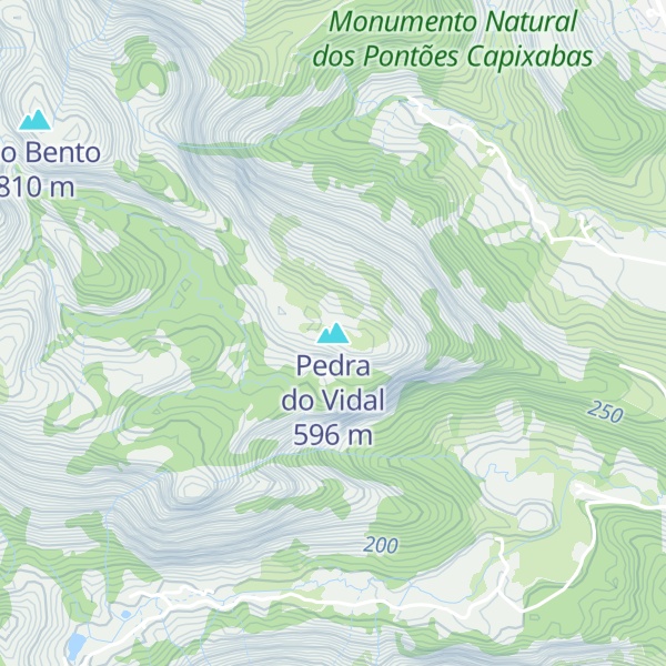 Map of Pedra do Vidal