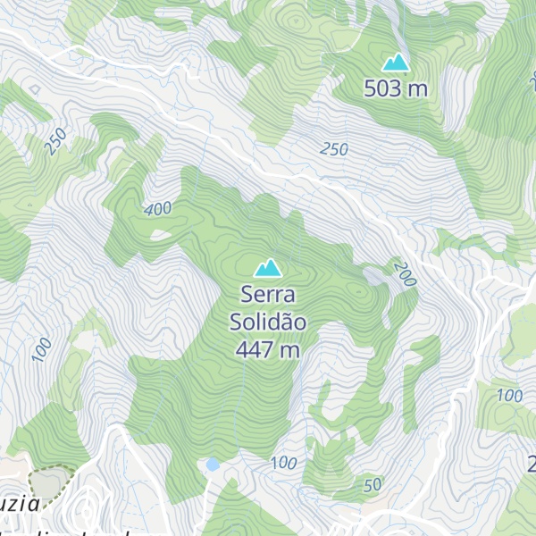 Map of Serra Solidão
