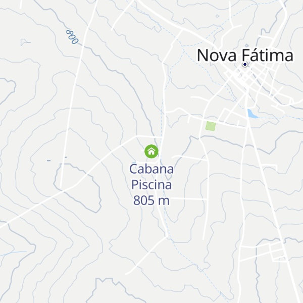 Map of Cabana Piscina