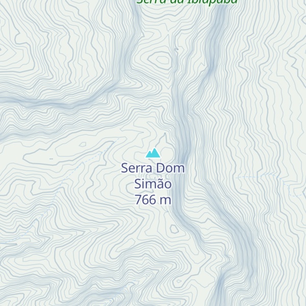 Map of Serra Dom Simão