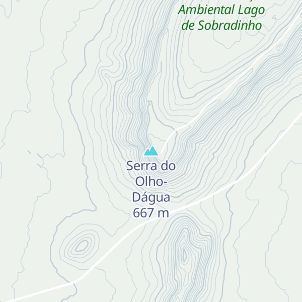 Map of Serra do Olho-Dágua