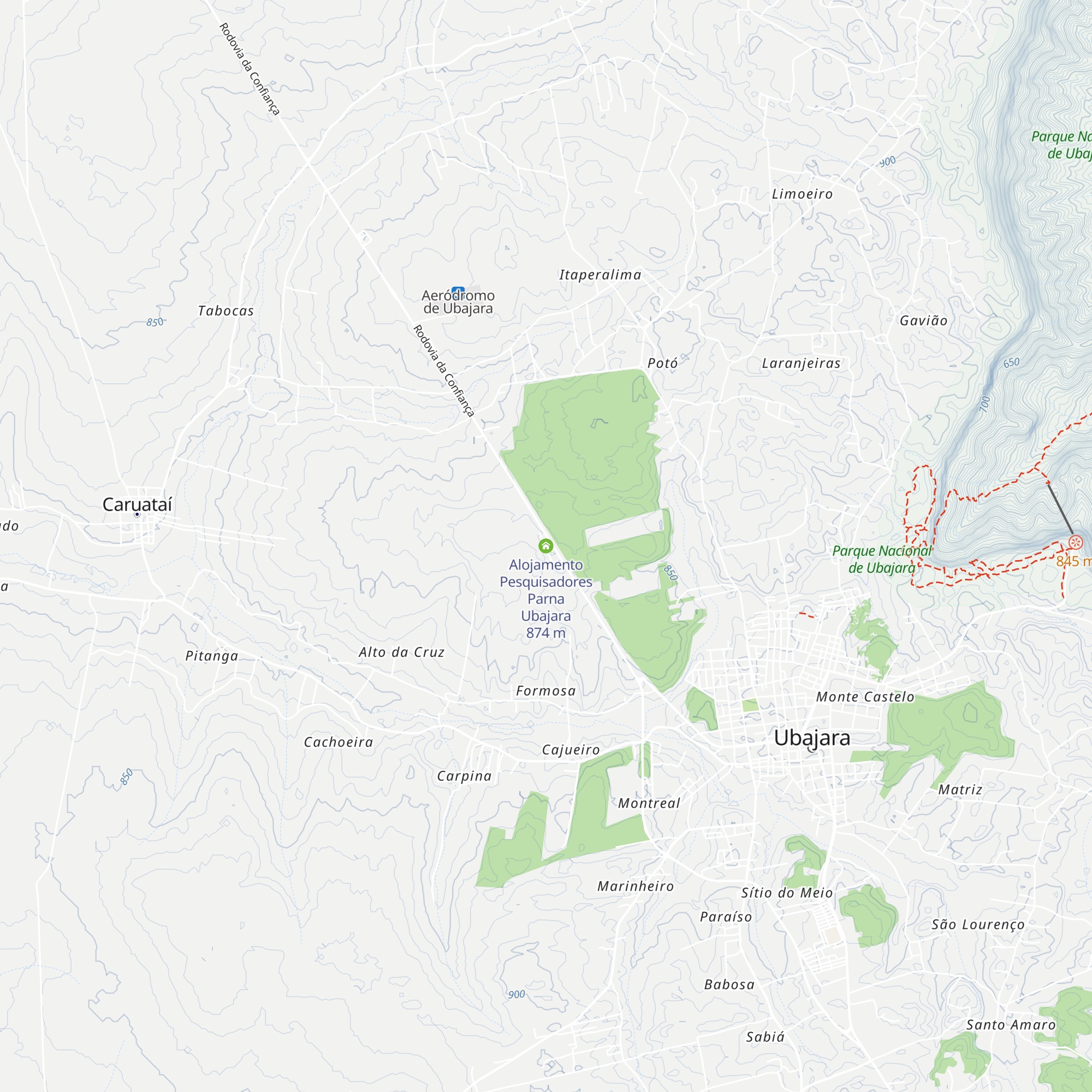 Alojamento Pesquisadores Parna Ubajara map