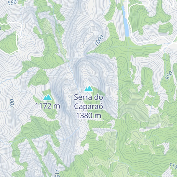 Map of Serra do Caparaó