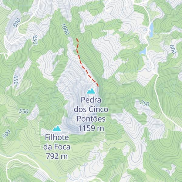 Map of Pedra dos Cinco Pontões