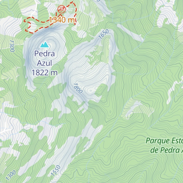 Map of Pedra das Flores