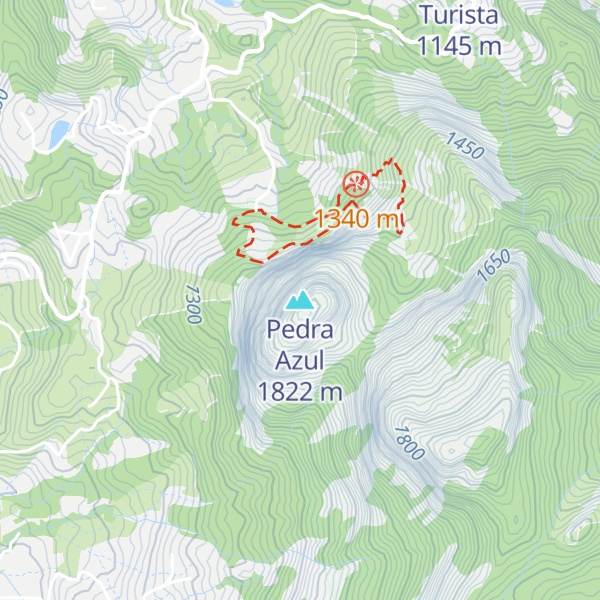 Map of Pedra Azul