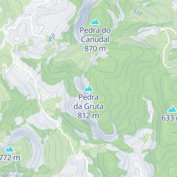 Map of Pedra da Gruta