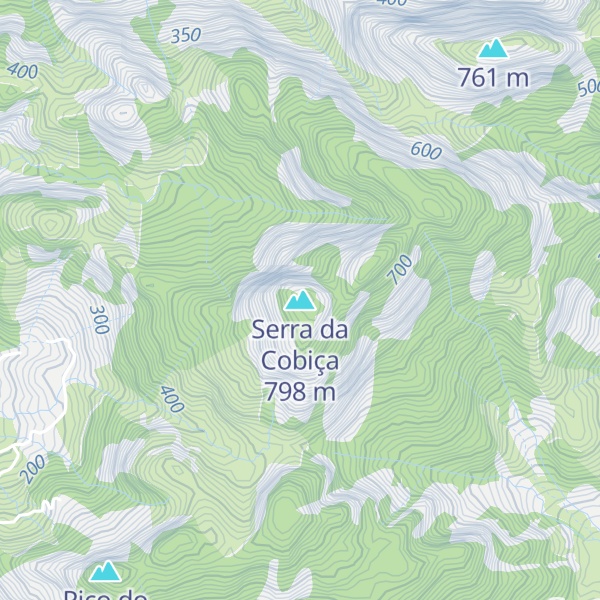 Map of Serra da Cobiça