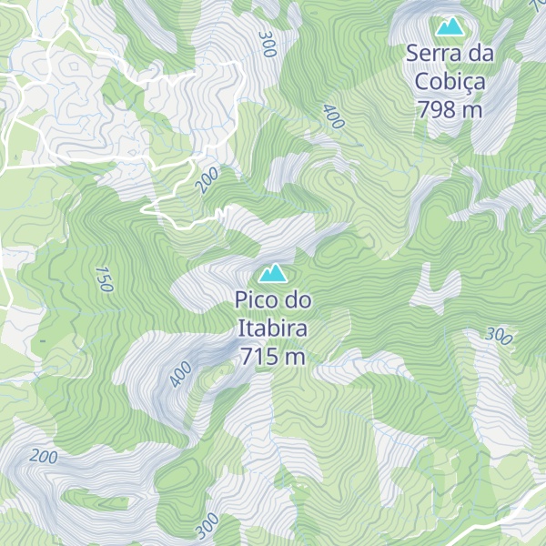 Map of Pico do Itabira
