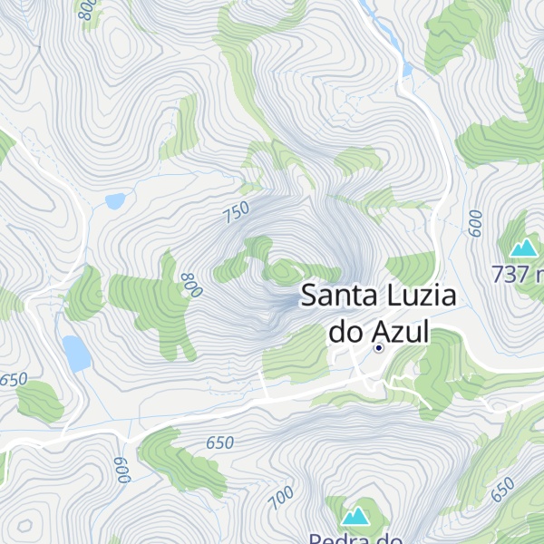 Map of Pedra da Santa Luzia