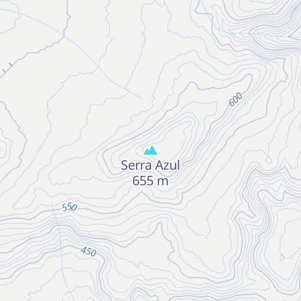 Map of Serra Azul