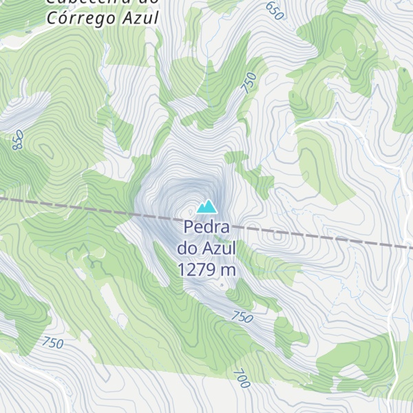 Map of Pedra do Azul