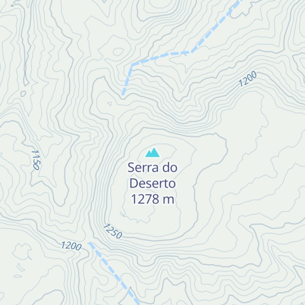 Map of Serra do Deserto