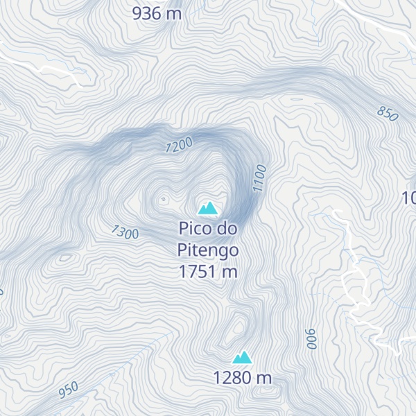 Map of Pico do Pitengo