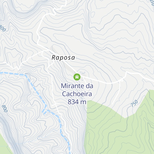 Map of Mirante da Cachoeira