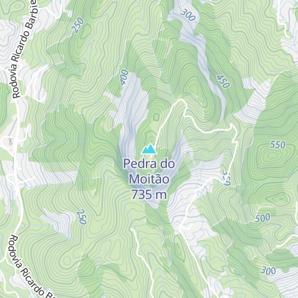 Map of Pedra do Moitão