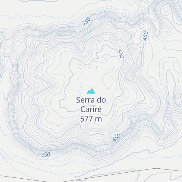Map of Serra do Cariré
