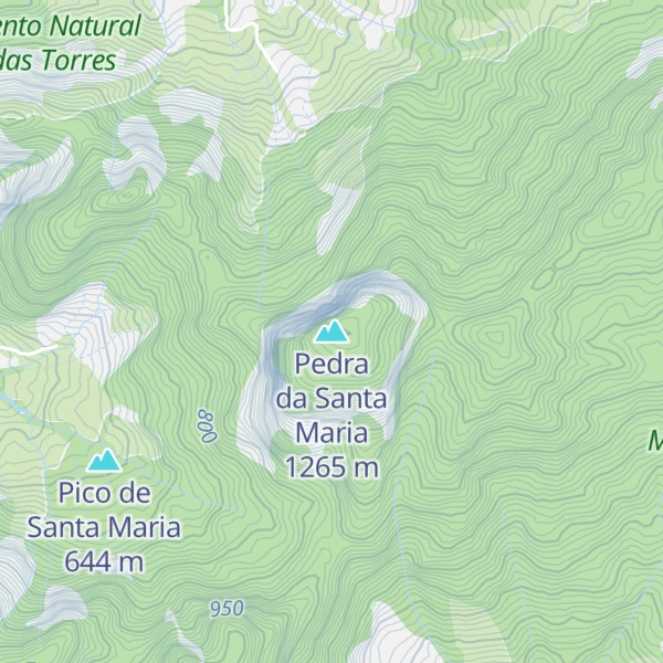 Map of Pedra da Santa Maria